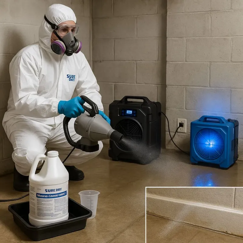 Sanitization and Odor Removal process in Dennis, MA